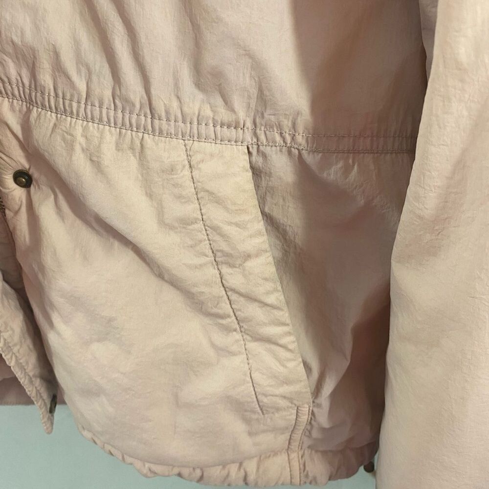 Arizona Jean Co women’s large winter coat pink hooded zip and snap‎ - Picture 5 of 8